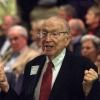Professor Emeritus John Gunn Jr. ’45 speaking at the Class of 1968 panels at Reunions 2018.